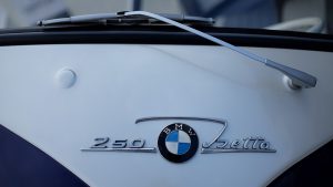 BMW Isetta Logo, Oldtimerfoto